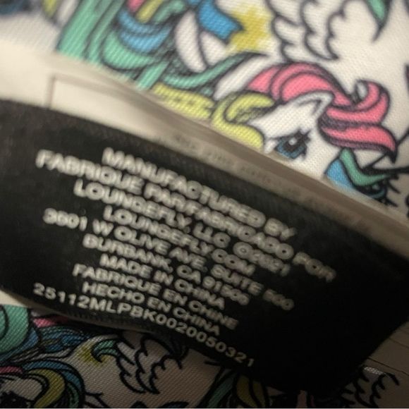 Loungefly My Little Pony Starshine Rainbow Mini Backpack Pegasus Pale blue green - Picture 10 of 14